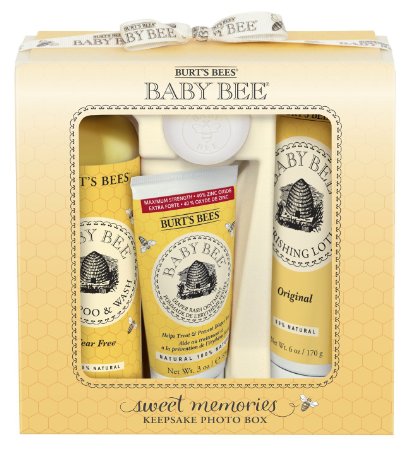 Burts Bees Baby Bee Sweet Memories Gift Set in Keepsake Photo Box