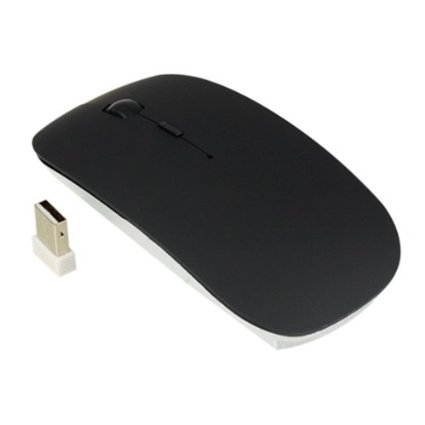 TopCase Black USB Optical Wireless Mouse for Macbook (pro , air) and All Laptop   TopCase Mouse Pad