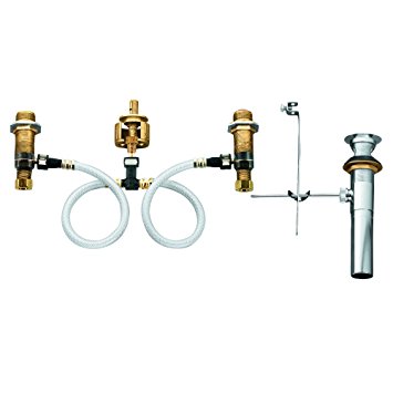 Moen 9000 Widespread Lavatory Rough-In Valve with Drain Assembly Featuring M-PACT Technology