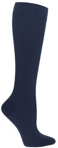 Advanced Orthopaedics Men's Compression Support Socks 30-40 mmHg (Small, Navy)
