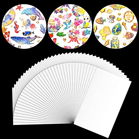 150 Pieces Sticker Collecting Album Pages Double-Sided Release Papers Blank Pages for Sticker Collecting Album, 6.7 x 4.3 Inches