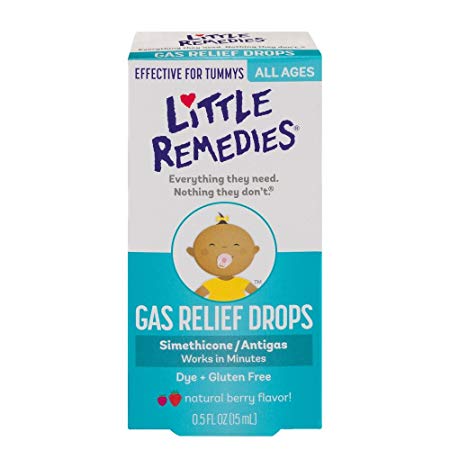 Little Remedies Infants and Children Tummys Gas Relief Drops, Natural Berry, 0.5 Fluid Ounce