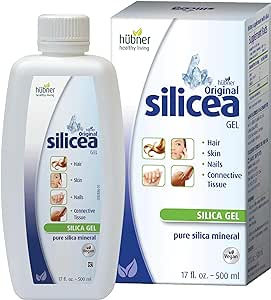 Original Silicea Gel 17 fl oz / 500 ml for Hair, Skin, Nails, and Connective Tissue, Pure Colloidal Silica Gel Formula, No Additives or Preservatives