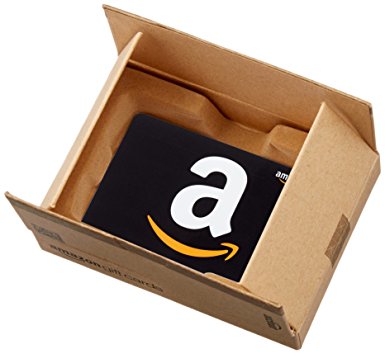 Amazon.com Gift Card in a Mini Amazon Shipping Box (Various Card Designs)