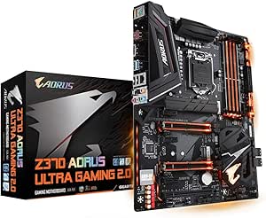 Gigabyte Z370 AORUS ULTRA GAMING 2.0 (Intel LGA1151/ ATX/ 2xM.2/ Front USB 3.1/ RGB Fusion/ Fan Stop/ SLI/ Motherboard)