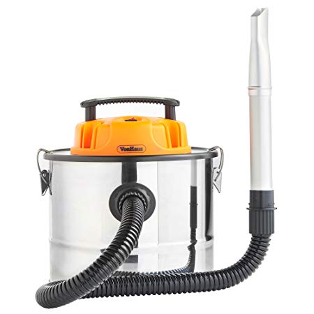 VonHaus 15L Ash Vacuum Cleaner 800W - For Fireplaces, Grills, BBQ's, Fire Pits, Chimineas and More