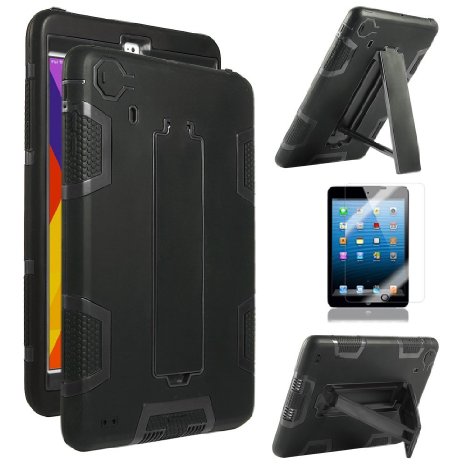 iPad Mini Case iPad Mini 2 3 Case - ULAK 3in1 Hybrid Shockproof Kickstand Case For iPad Mini iPad Mini 2 iPad Mini 3 Black  Black