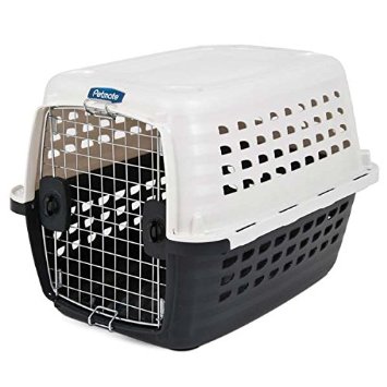 Petmate Compass Plastic Pets Kennel with Chrome Door