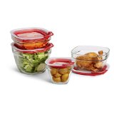 Rubbermaid Easy Find Lid Glass Food Storage Container 8-Piece Set 2856008
