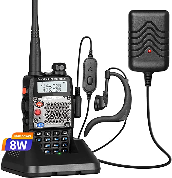 BAOFENG uv5r(T5P) ham Radio with earpieces,BAOFENG radios walkie talkies Two Way radios inlude Charger