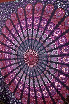 Mandala Tapestry, Indian Wall Hanging, Bohemian Decor, Dorm Bedding, Hippie Wall Tapestries, Beach Blanket