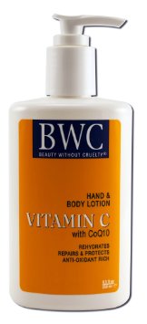 Beauty Without Cruelty Hand and Body Lotion Vitamin C with Coq10, 8.5 ozs.