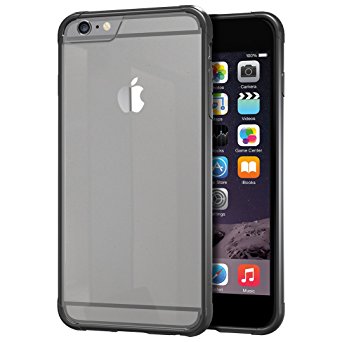 iPhone 6 Plus/6s Plus Case - PureView Clear Case for iPhone 6 /6s  (5.5") by Silk - Ultra Slim Protective Crystal Clear Phone Cover (Midnight Black)