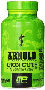 Muscle Pharm Arnold Schwarzenegger Series Iron Cuts Fat Metabolizing and Cutting Agent - 90 Capsules