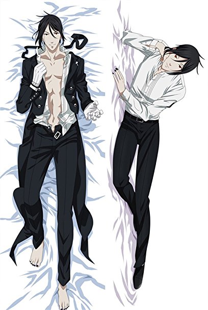 Bromeo Black Butler Anime Dakimakura Hugging Body Double-sided Pillow Cover Case