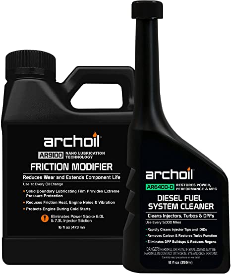 Archoil AR9100 Friction Modifier   AR6400-D Diesel Fuel System Cleaner
