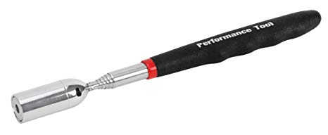 Performance Tool W9102 8lb LED Lighted Magnetic Pick-Up Tool, Extends to 27-1/2"