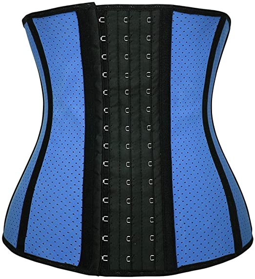 YIANNA Women's Underbust Latex Sport Girdle Waist Trainer Corsets Hourglass Body Shaper