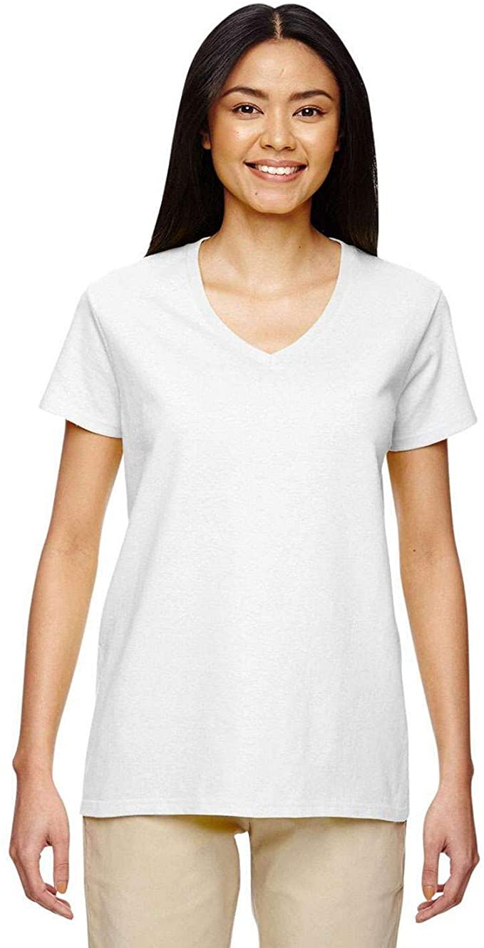 Heavy Cotton 5.3 oz. V-Neck T-Shirt (G500VL)