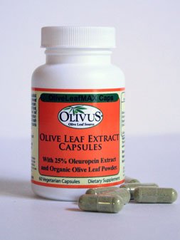 OliveleafMAX - Extract (25% Oleuroepin) + Organic Powder - 60ct Bottle
