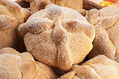 Mexican Day of the Dead Bread Pan de Muerto - Small ( Pack of 6)