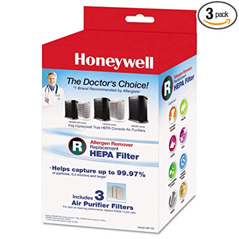 Honeywell Allergen Remover Replacement HEPA Filters, 3/Pack