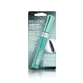 Revlon Grow Luscious By Fabulash, Waterproof, 821 Blackest Black, 0.38-Ounce