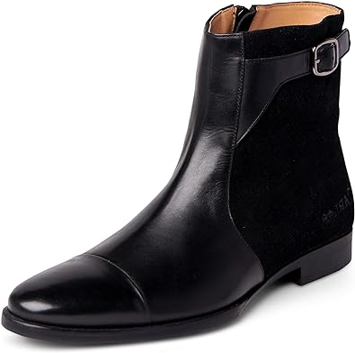 Carlos Santana Spirit Chelsea Boots for Men | Leather Suede | Cushioned Footbed