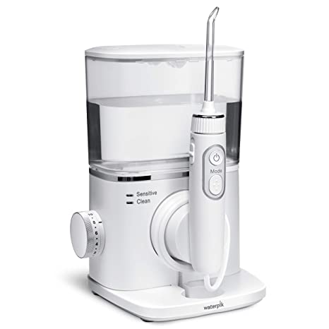 Waterpik Water Flosser Radiance Electric Countertop Dental Oral Irrigator with 7 Tips