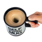 1 X LOCOMOLIFE Self Stirring Mug Office Coffee Tea Cup Mix Mixing Stir Gag Gift