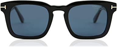 Tom Ford - FT0751 Shiny Black Square Men Sunglasses - 50mm