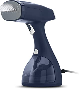 Electrolux Handheld Garment and Fabric Steamer - Portable Handheld Steamer for Clothes, Wool and Silk with 2-In-1 Lint Brush and Fabric Brush | Powerful 1500W Clothing Steamer to Remove Wrinkles