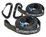 LiteSpeed Hammock Tree Straps With Wiregate Carabiners- Hang Your Hammock In Seconds With Our Cinch Buckle Suspension System- Super Strong Infinitely Adjustable and Lightweight 100 Polyester Straps
