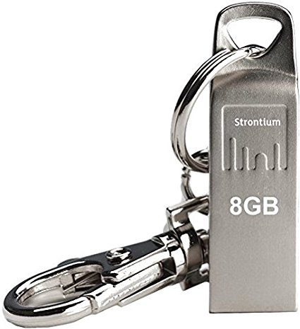 Strontium SR8GSLAMMO 8GB USB Pen Drive (Silver)