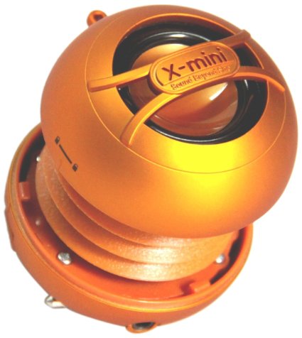 X-Mini UNO XAM14-OR Portable Capsule Speaker, Mono, Orange