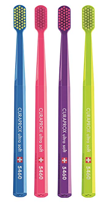 Curaprox 5460 Ultrasoft Toothbrush, 4 Pack