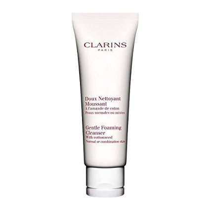 Clarins Gentle Foaming Cleanser with Cottonseed, Normal to Combination Skin, 4.4-Ounce Box