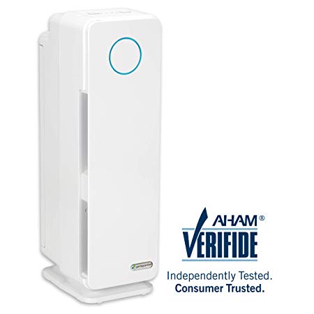 GermGuardian AC4300 3-n-1 True HEPA Filter Air Purifier for Home, UVC, Full Room Air Purifier for Allergies and Pets, Air Cleaner Traps Smoke, Dust, Dander, Odor, Germs, Mold, 3Y Wty Germ Guardian 22"
