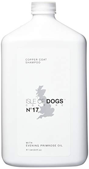 Isle of Dogs Coature No. 17 Copper Coat Evening Primrose Oil Dog Shampoo for Brown Dogs, 1 Liter