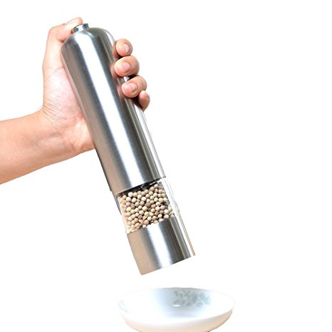 Pococina KG-001 Electronic Salt and Pepper Mill Grinder Battery Operated With LED Light At Bottom