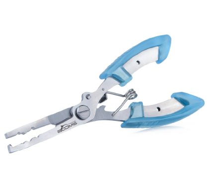 Booms Fishing H1 Fishing Pliers Stainless Steel Tools with Sheath Lanyard 6.7in 3 Color Available