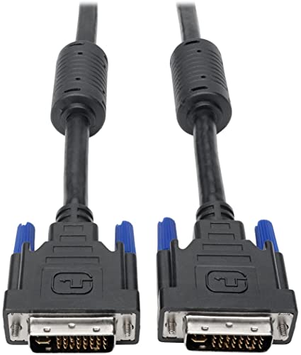 Tripp Lite DVI-I Dual Link Digital and Analog Monitor Cable (DVI-I M/M), 2560 x 1600, 15-ft. (P560-015-DLI), 10 ft.