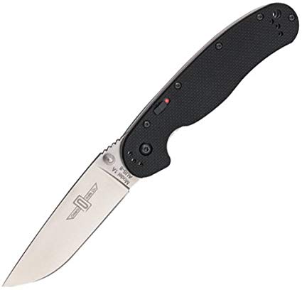 Ontario Knife 8870 RAT1A SP Assisted Opener Folding Knife, Black