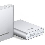 Fremo P100 Plus 10400mAh Power Bank External Battery Charger For iPhone 5s 5c 5iPad Air mini Galaxy S5 S4 Note 3 2Galaxy Tab Nexus HTC OneOne 2  PS Vita and more-Silver