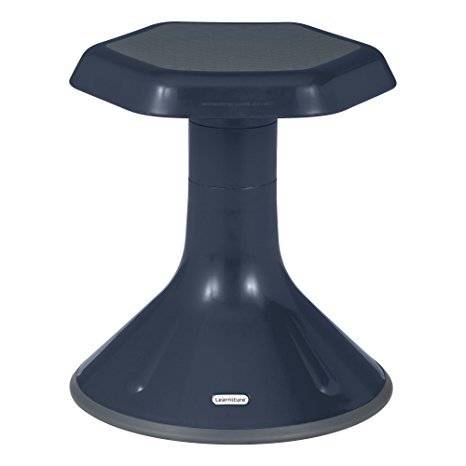 Learniture LNT-3046-15NV Active Learning Stool (15" Stool Height), 12" Height, 13" Width, 13" Length, Navy