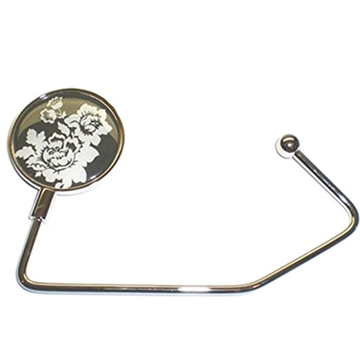 Purse Hook - Womens Lightweight Handbag Purse Hanger - Bag Holder for Tables & Desks w/ Gift Bag Included by SilverHooks