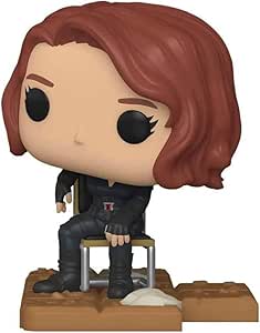 Funko Pop! Deluxe, Marvel: Avengers Victory Shawarma Series - Black Widow, Figure 5 of 6 (54898), Amazon Exclusive