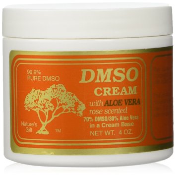 DMSO Cream with Aloe Vera Rose Scented -- 4 oz