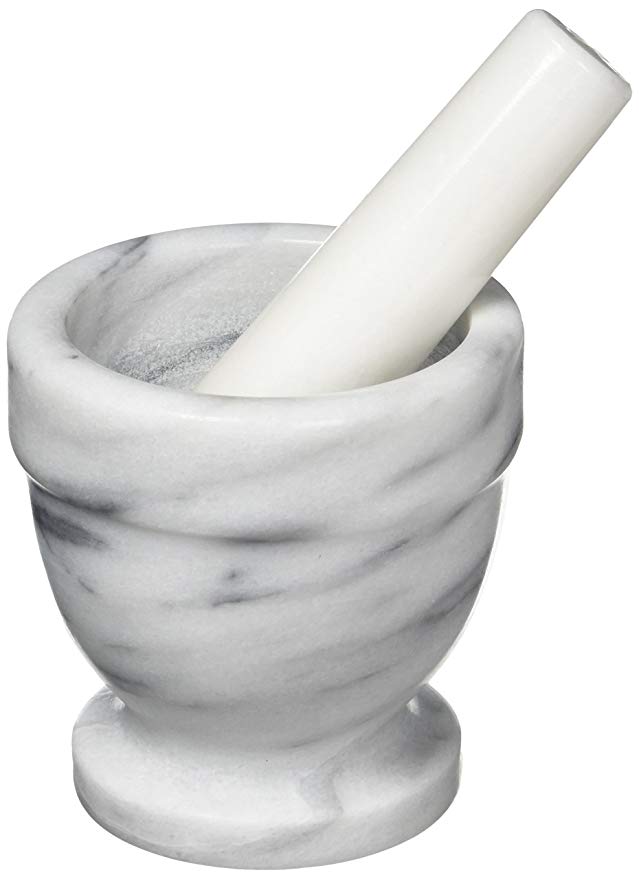 Norpro 695 Marble Mortar, Pestle (Colors May Vary)