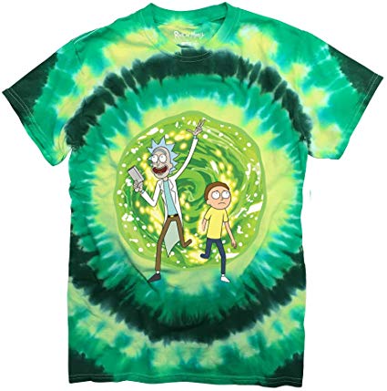 Ripple Junction Rick and Morty Large Portal Adult T-Shirt